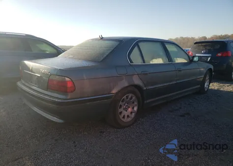 2001 BMW 740 Il from USA, damaged, VIN WBAGH83411DP28924